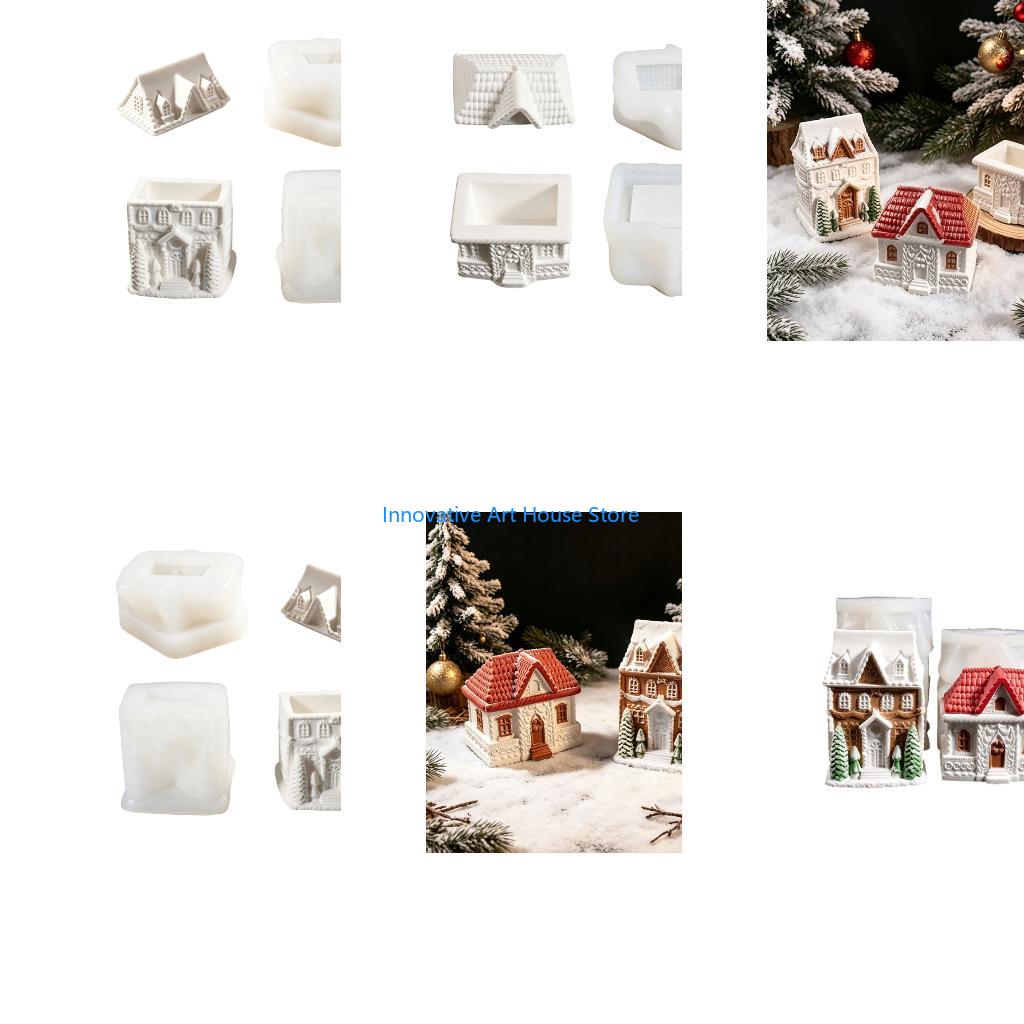 Candle Making Vessels - E1PC Seasonal House Shaped Craft Form