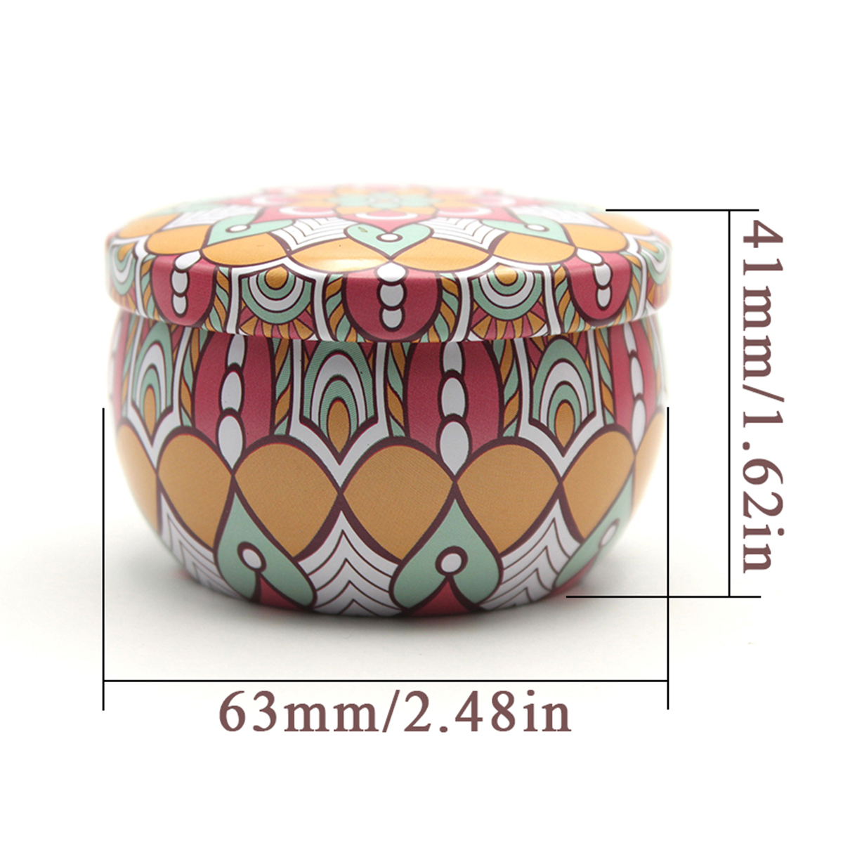 12pcs Mixed Color  Iron Candle - Candle Making Vessels review and price