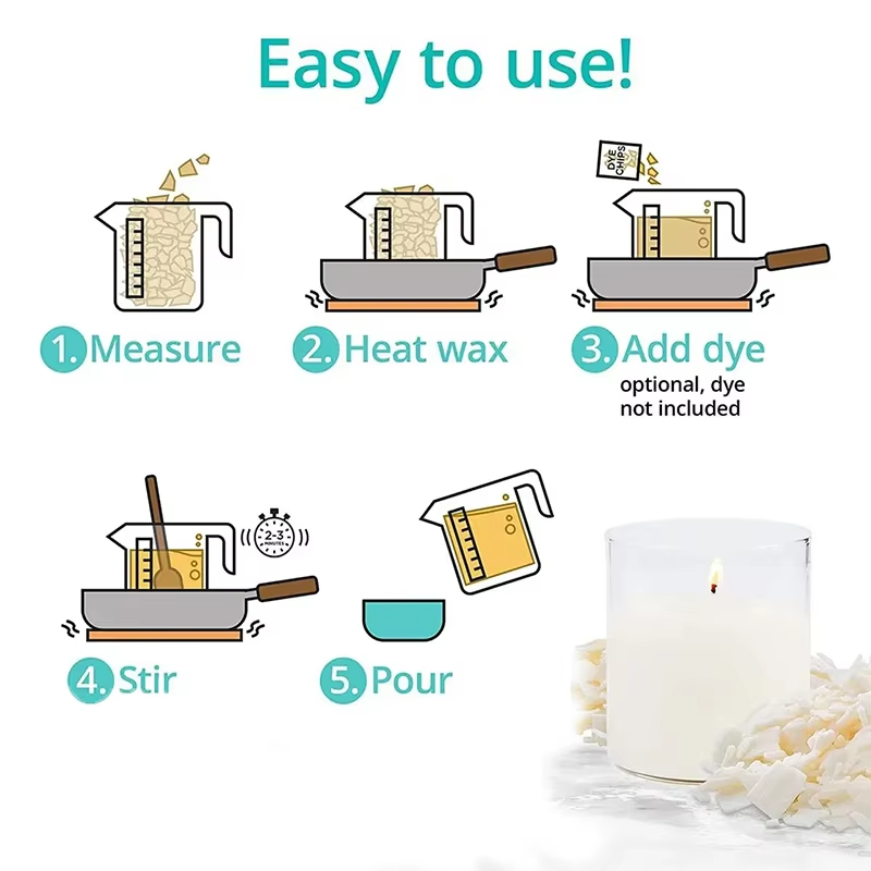 1kg/500/250/100g Pure Soy Wax  - Candle Making Activity review and price
