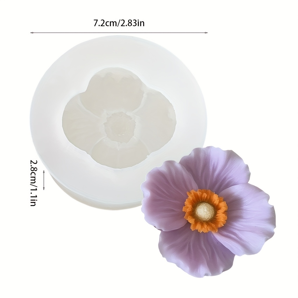 Flower Silicone Candle Mold, C - Candle Making Vessels review and price