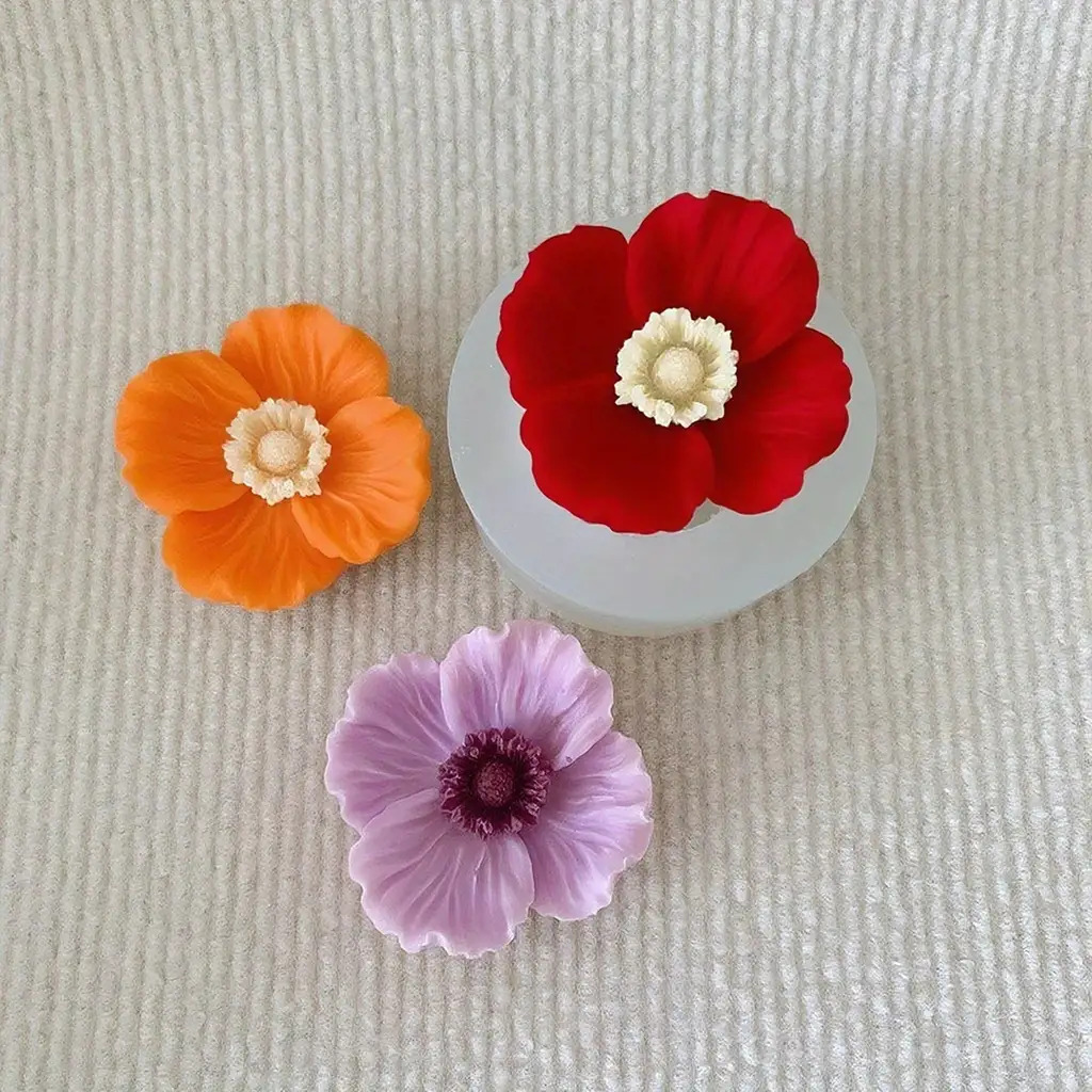 Flower Silicone Candle Mold, C - Candle Making Vessels review and price
