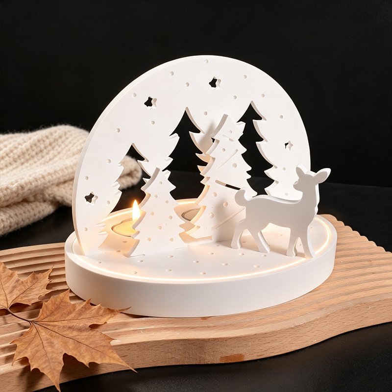 Christmas Elk Tealight Candle  - Candle Making Kit review and price