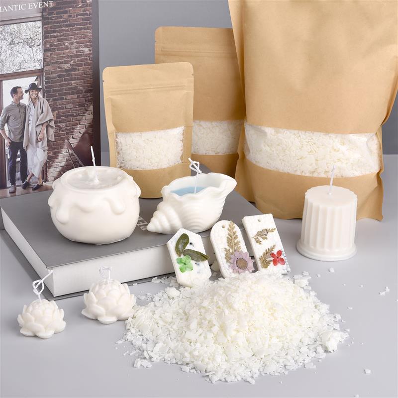 50-1000g Natural Pure Soy Wax  - Candle Making Activity review and price