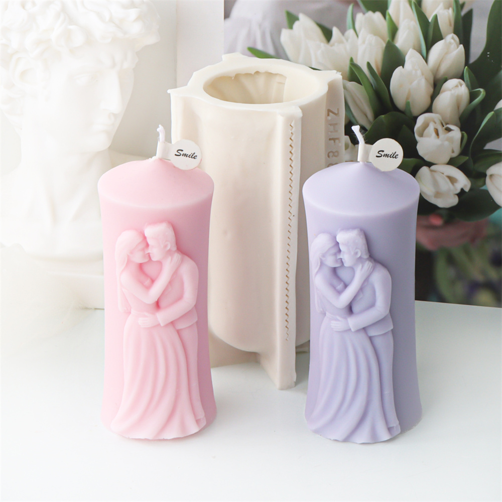 Man and Woman Pillar Silicone  - Candle Making Kit review and price
