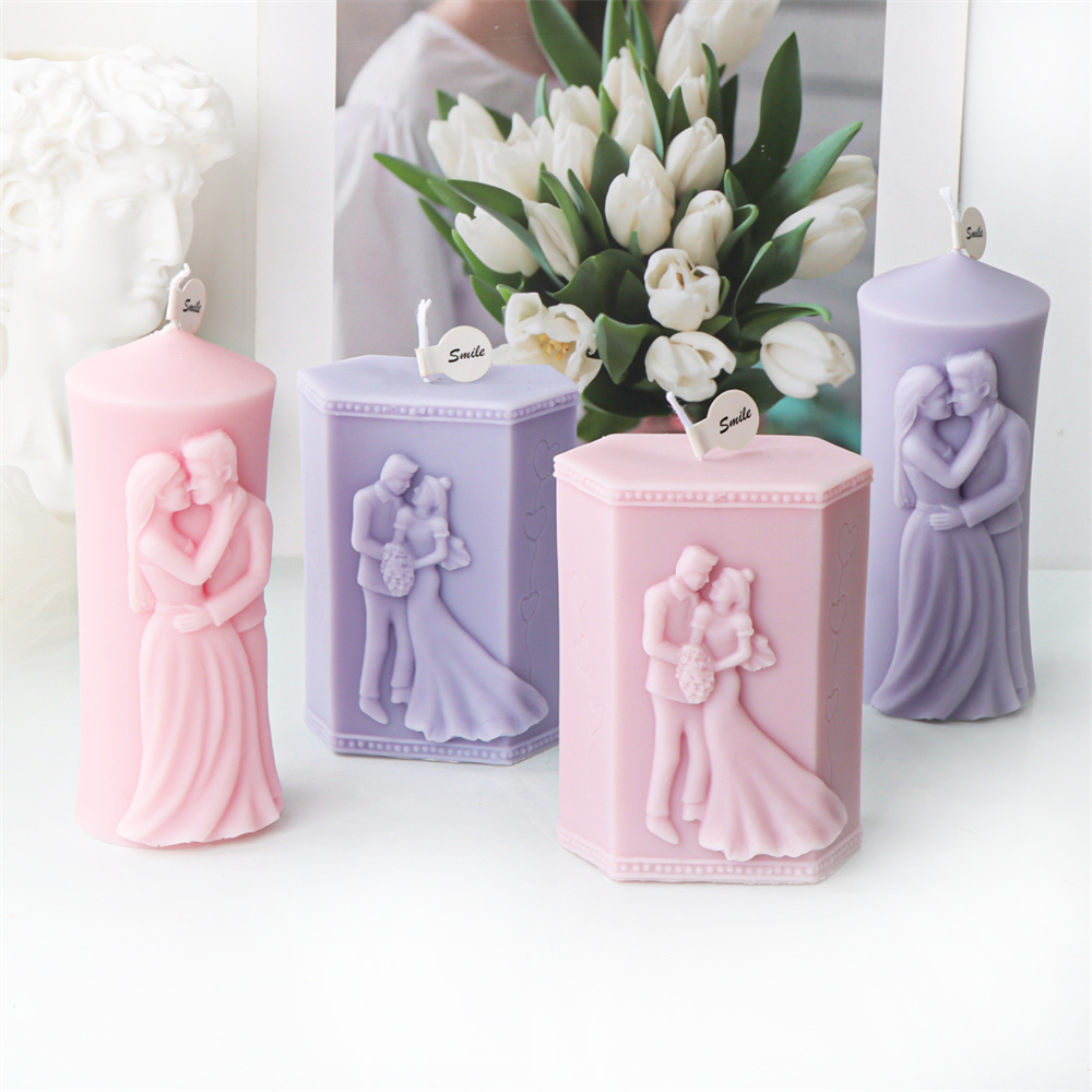 Man and Woman Pillar Silicone  - Candle Making Kit review and price