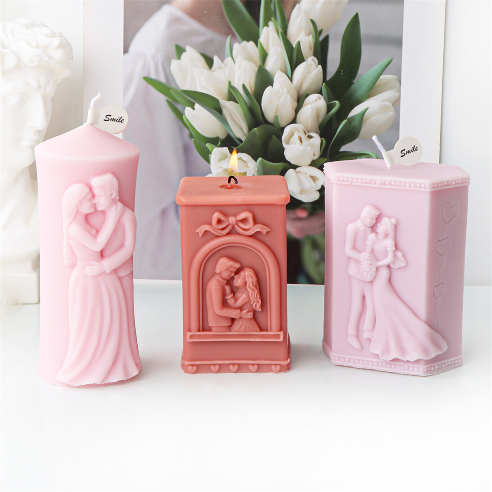 Man and Woman Pillar Silicone  - Candle Making Kit review and price