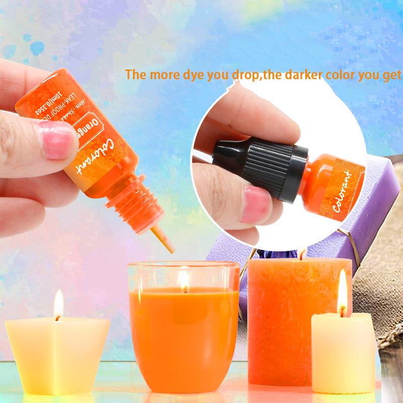 20 Colors 10ml Candle Wax Pigm - Candle Making Activity review and price