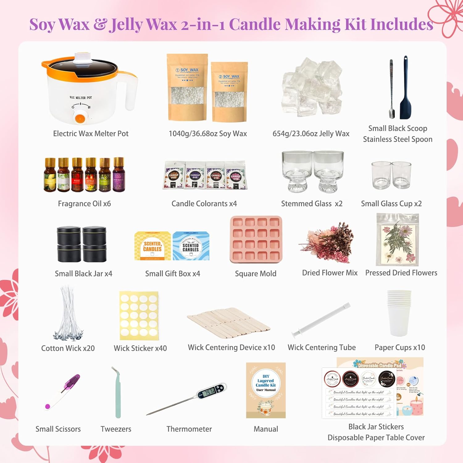 2-in-1 Soy & Jelly Wax DIY Can - Candle Making Soy Wax review and price