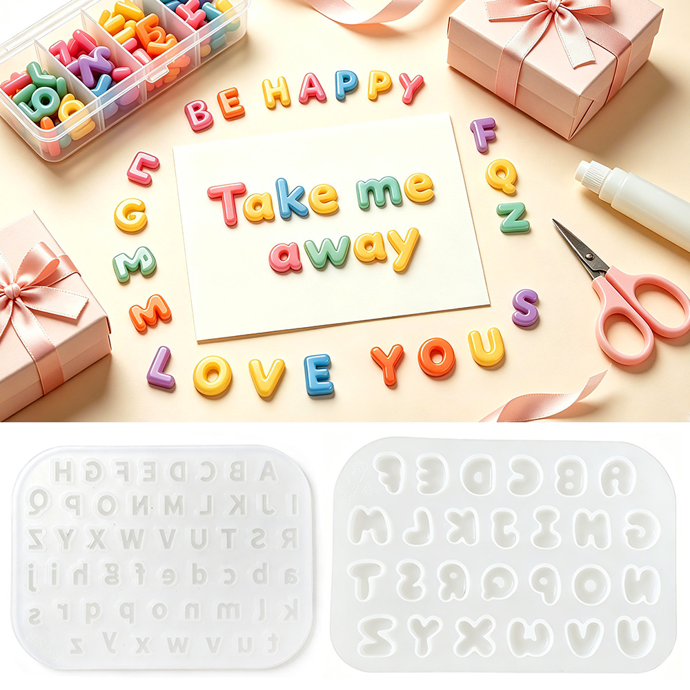 2Pcs Mini Letter Silicone Mold - Candle Making Kit review and price
