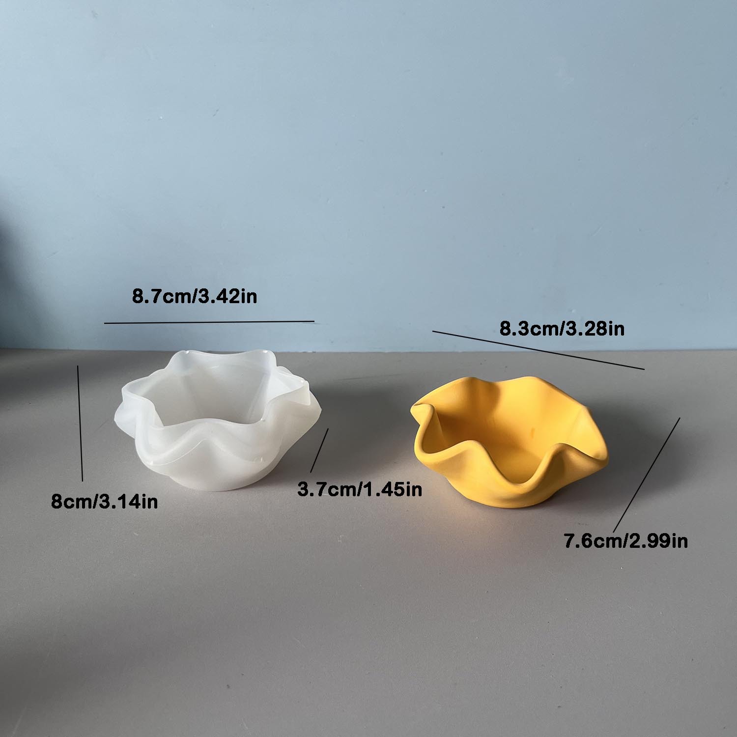 Creative Curved Edge Candle Bo - Candle Making Vessels review and price