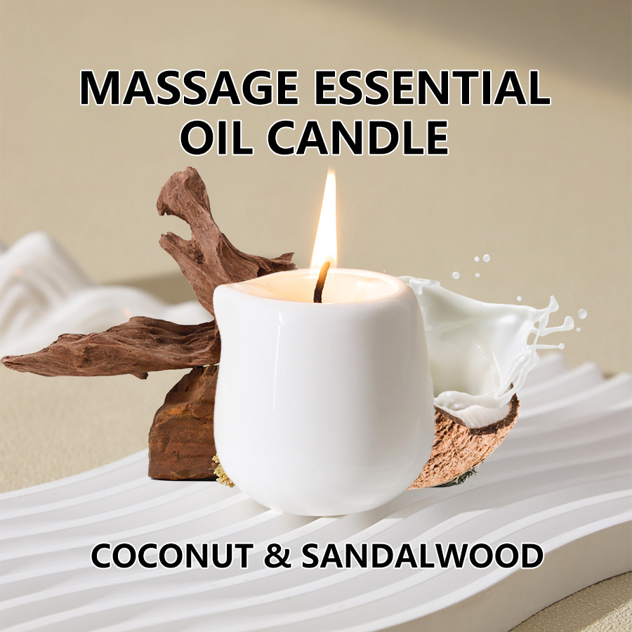 Fruity Scented Natural Massage - Coconut Wax Flake review and price