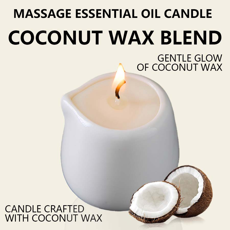 Fruity Scented Natural Massage - Coconut Wax Flake review and price