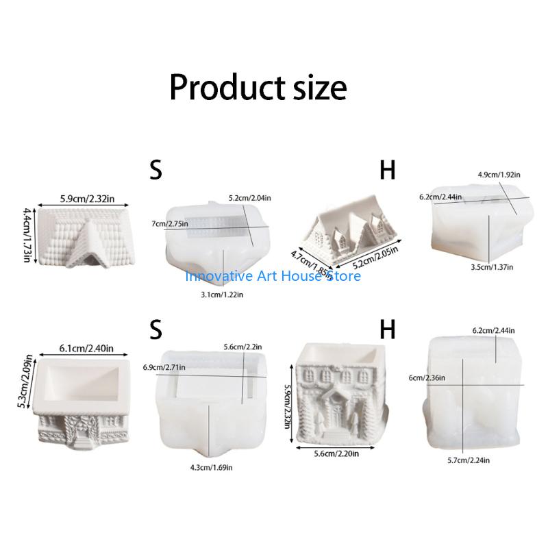 E1PC Seasonal House Shaped Cra - Candle Making Vessels review and price