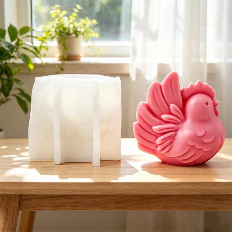Cartoon Hen Silicone Candle Mo - Candle Making Soy Wax review and price