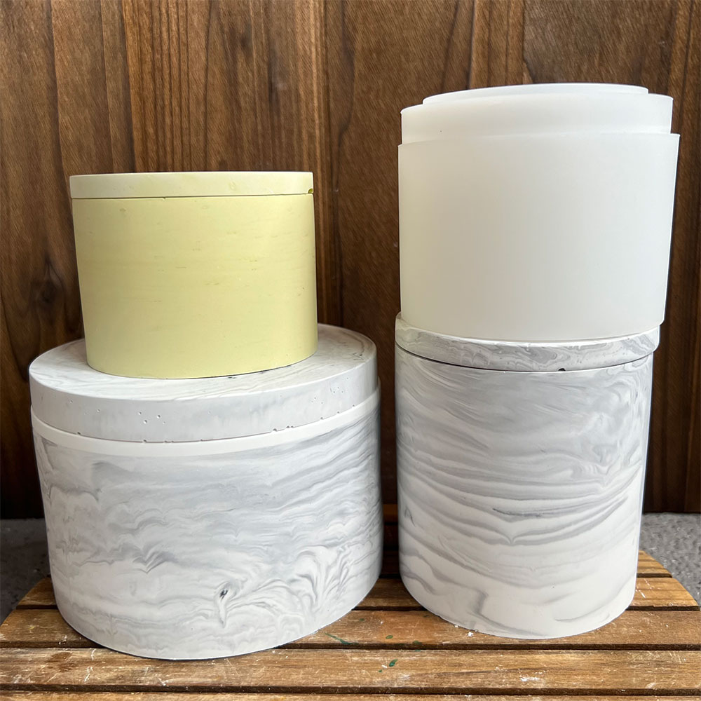 Round Cement Candle Canister S - Candle Making Vessels review and price