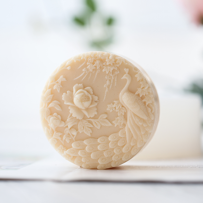 Peacock Flower Pattern Silicon - Candle Making Activity review and price