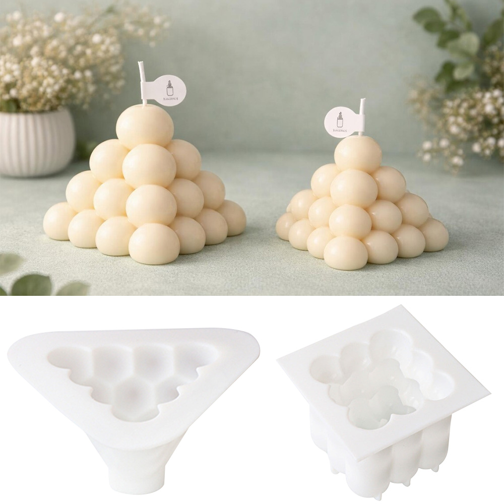3D Bubble Cube Silicone Candle - Candle Making Activity review and price