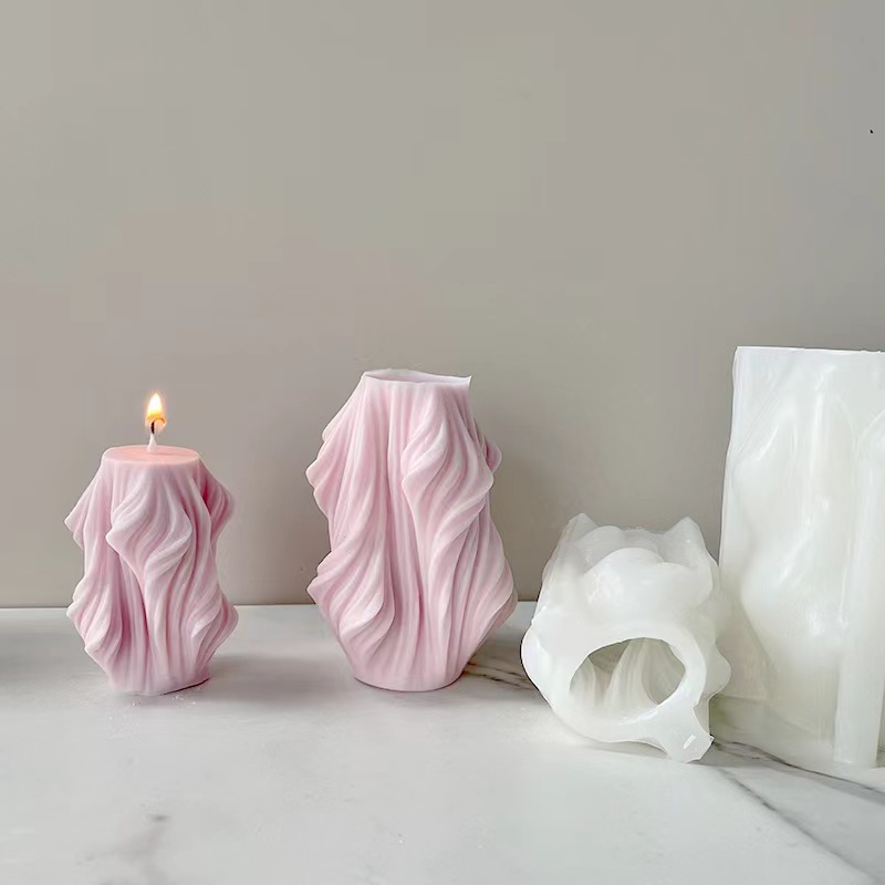 DIY Irregular Wave Pillar Sili - Candle Making Activity review and price