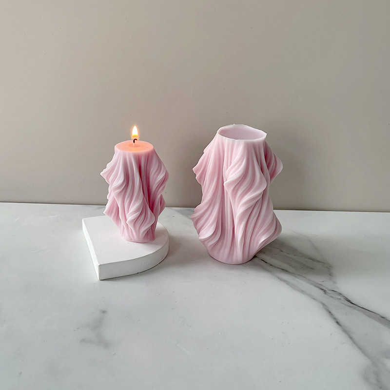 DIY Irregular Wave Pillar Sili - Candle Making Activity review and price